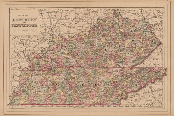Samuel Augustus Mitchell, Kentucky and Tennessee, 1884