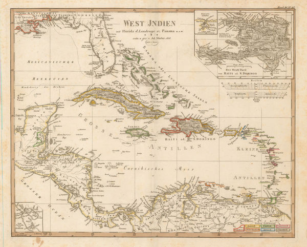 Adolf Stieler, The West Indies, 1818