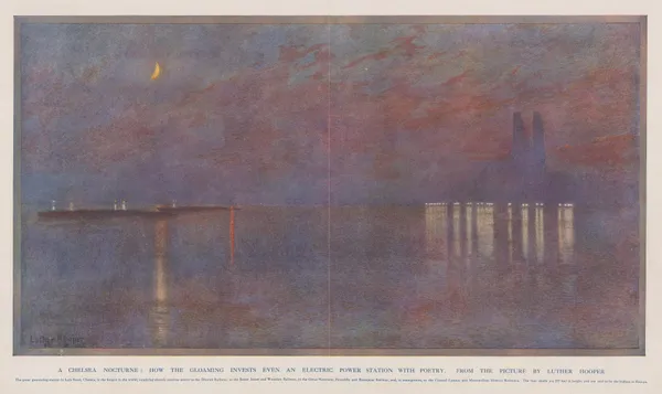 The Graphic Magazine, London - Chelsea, Lots Road Power Station, 1909