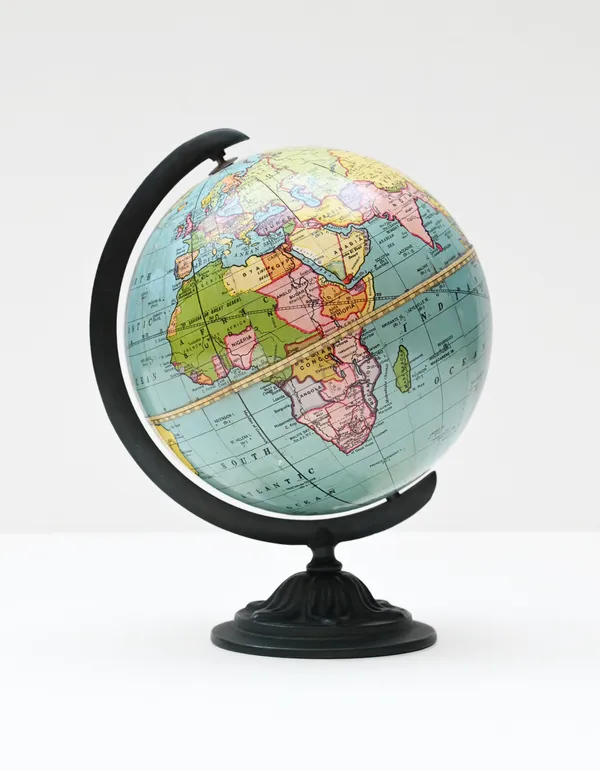 Weber Costello, Peerless 6-Inch Terrestrial Globe, 1930 c.