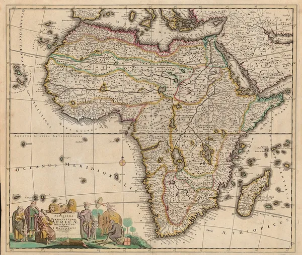 Cornelis & Justus Danckerts, Africa, 1699 c.