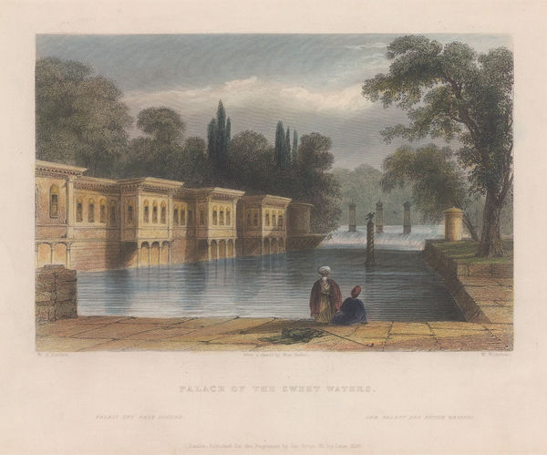 William Bartlett, Turkey - Istanbul / Constantinople, Caglayan Palace, 1838