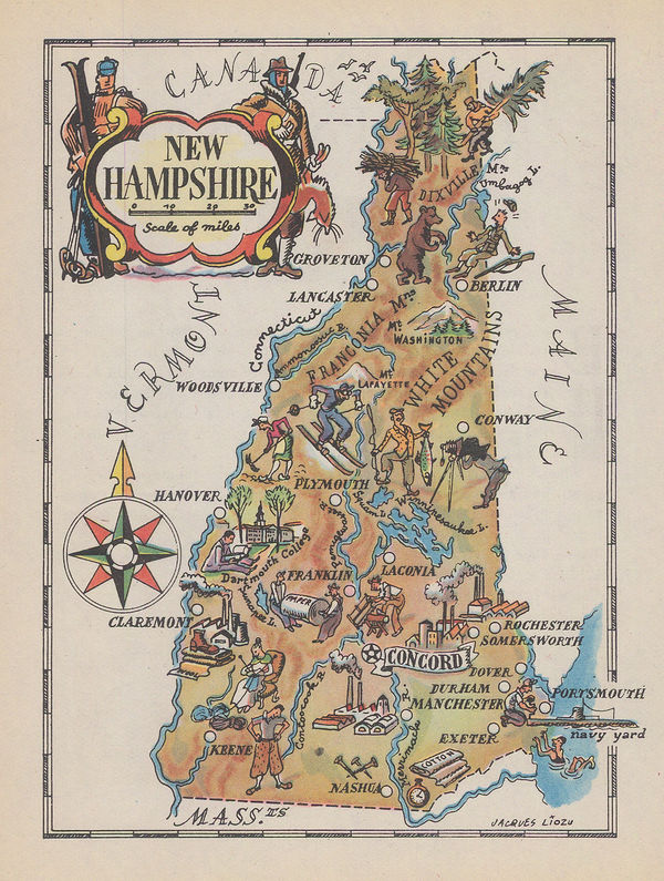 Dore Ogrizek, New Hampshire, 1946