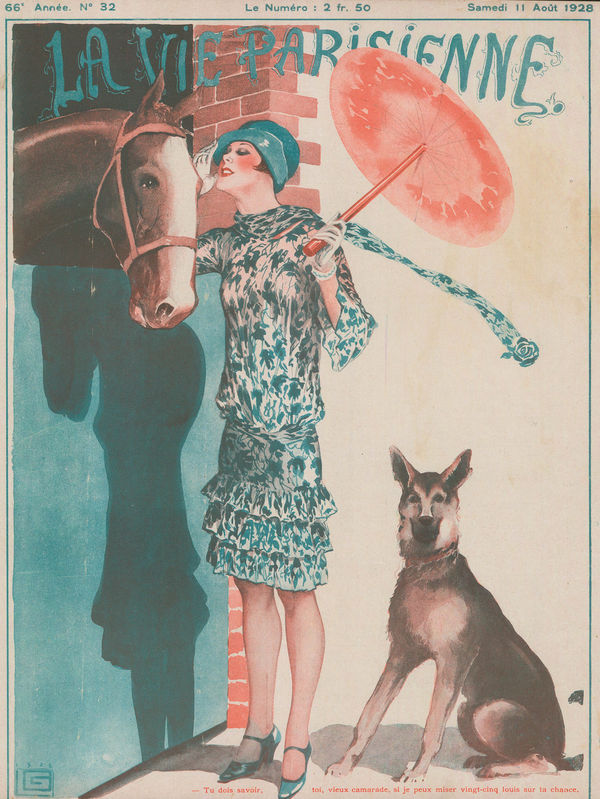 La Vie Parisienne, Horse Racing - Tu dois savoir toi vieux camarade..., 1928