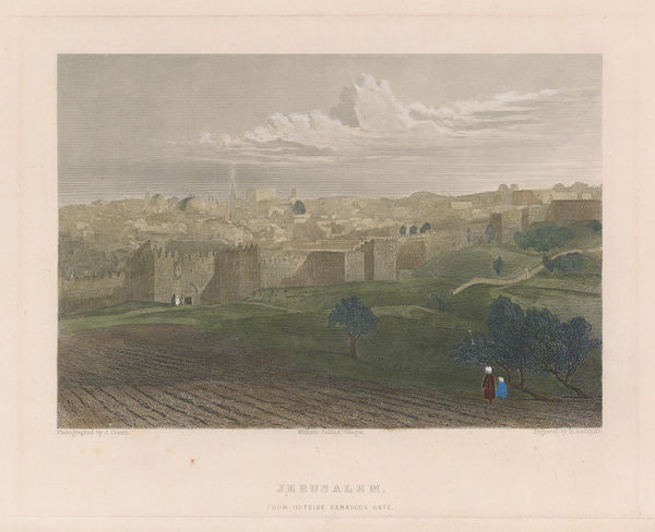 William Collins, Jerusalem, 1870 c.