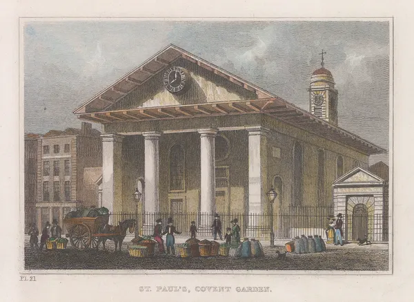 Thomas Shepherd, London - Covent Garden, 1828