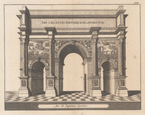 Pieter Van der Aa, Italy - Rome, Forum, 1706