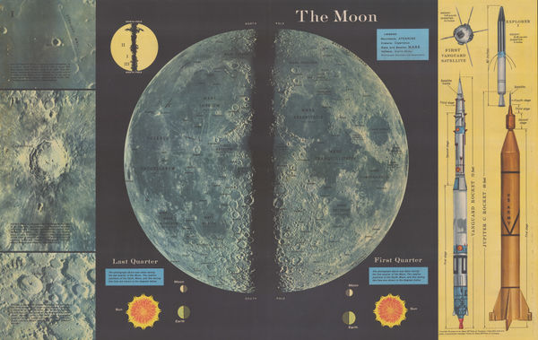 Rand, McNally & Co., The Moon, 1958