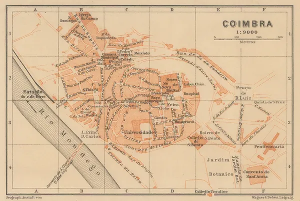Karl Baedeker, Coimbra, 1901