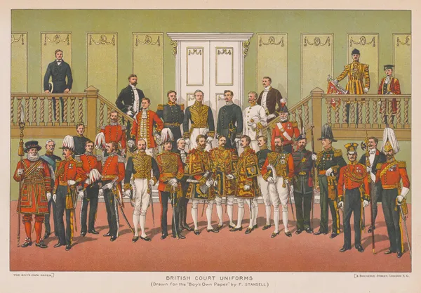 Boy's Own, London - British Court Uniforms, 1910