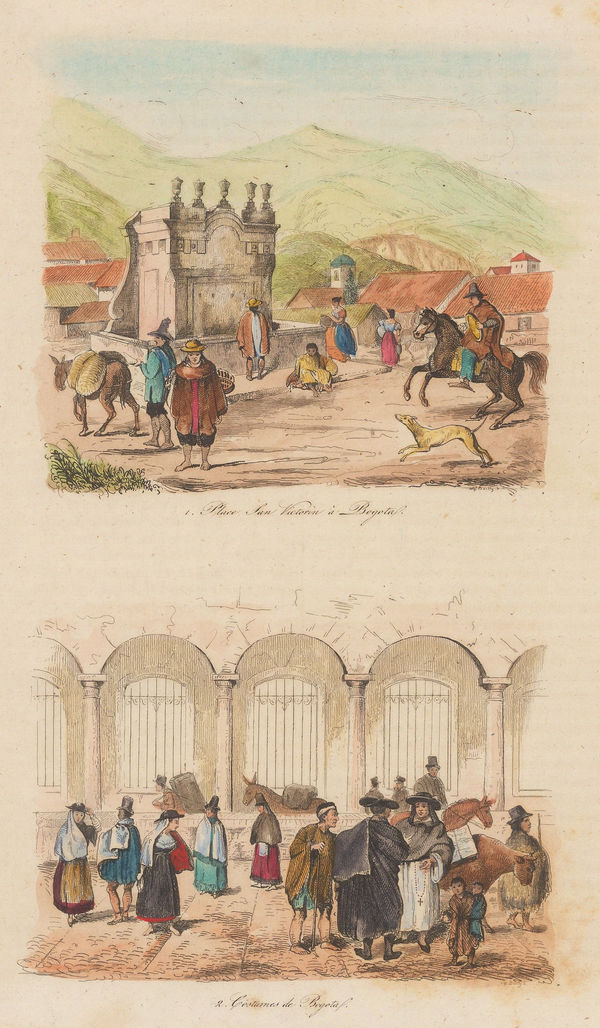 Anonymous, Colombia - Bogota, Place San Victoria, 1850 c.