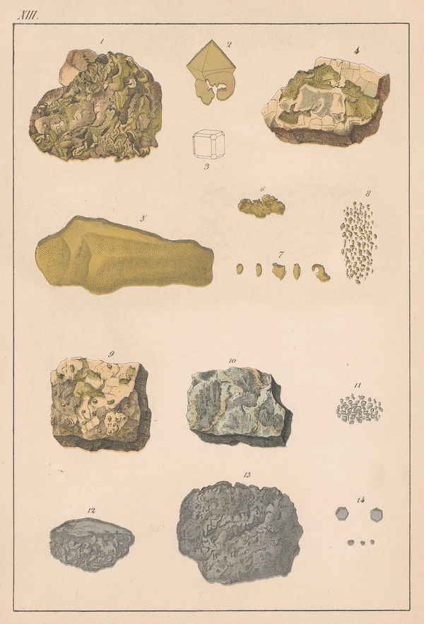 Johann Gottlob von Kurr, Geology - Gold, Platinum and Iridium, 1884