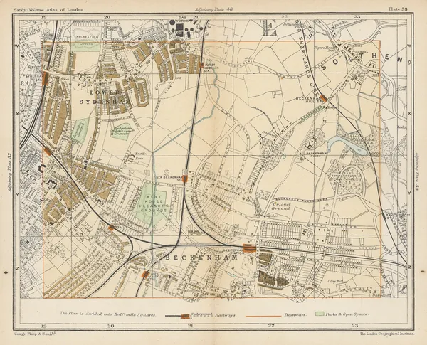 George Philip & Son Ltd., Lower Sydenham, Beckenham & Penge, 1904