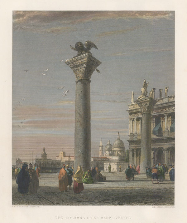 George Virtue, Italy - Venice, Piazza San Marco, 1840