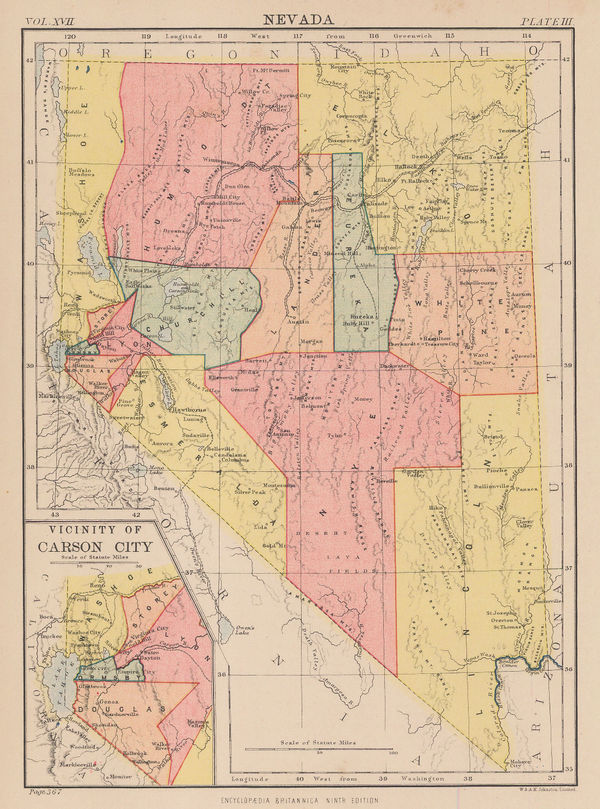 W. & A.K. Johnston, Nevada, 1883