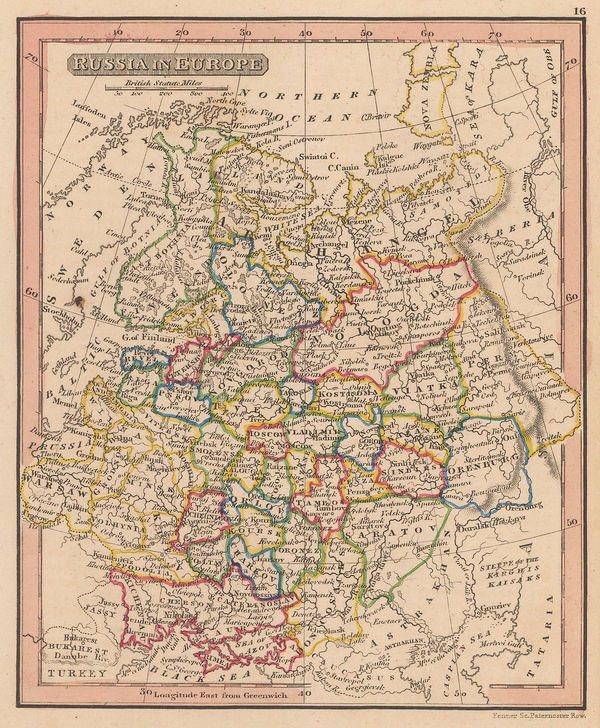 Rest Fenner, Russia in Europe, 1836