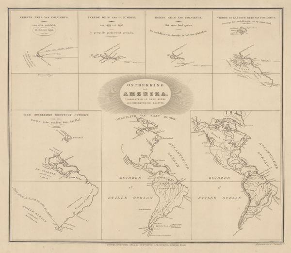 Daniel Veelward, The Discovery of America, 1842