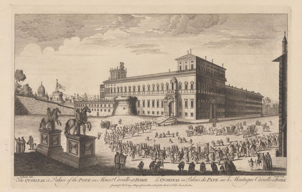 Robert Sayer, Italy - Rome, Quirinal Hill, 1774