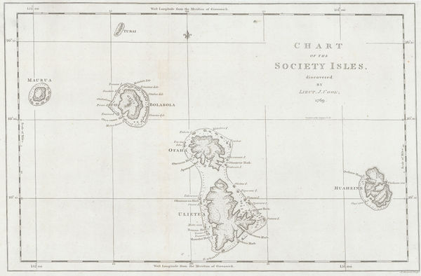 Capt. James Cook, Society Islands, 1773