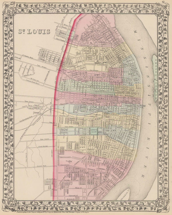 Samuel Augustus Mitchell, St Louis, 1874