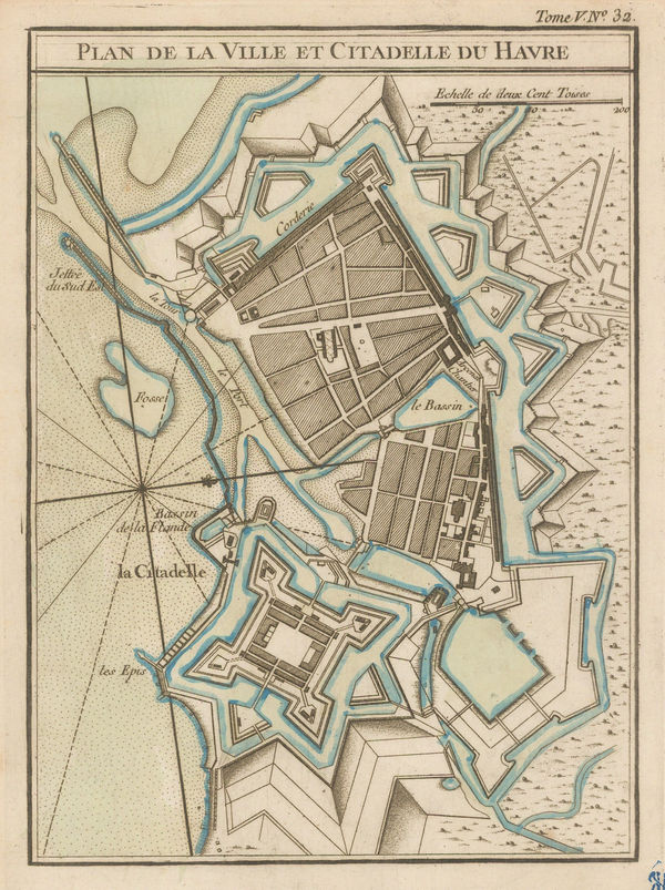 Jacques-Nicolas Bellin, Le Havre, Normandy, 1764