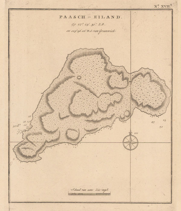 Capt. James Cook, Easter Island or Rapa Nui, 1794