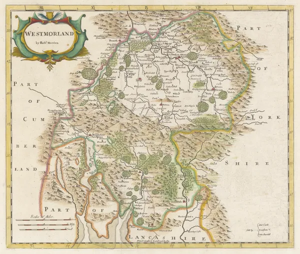 Robert Morden, Westmorland, 1695