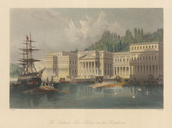 Thomas Allom, Turkey - Istanbul / Constantinople, Sultans New Palace, 1840 c.