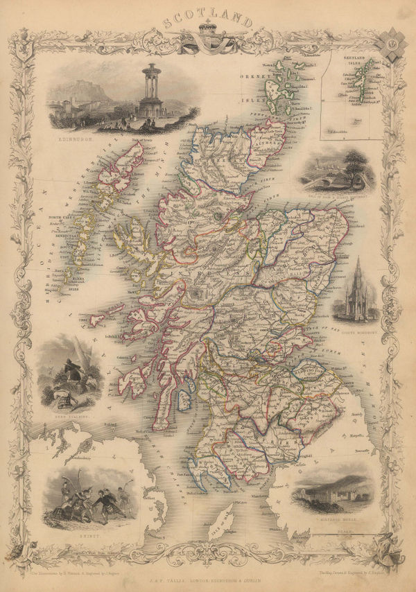 John Tallis, Scotland, 1851