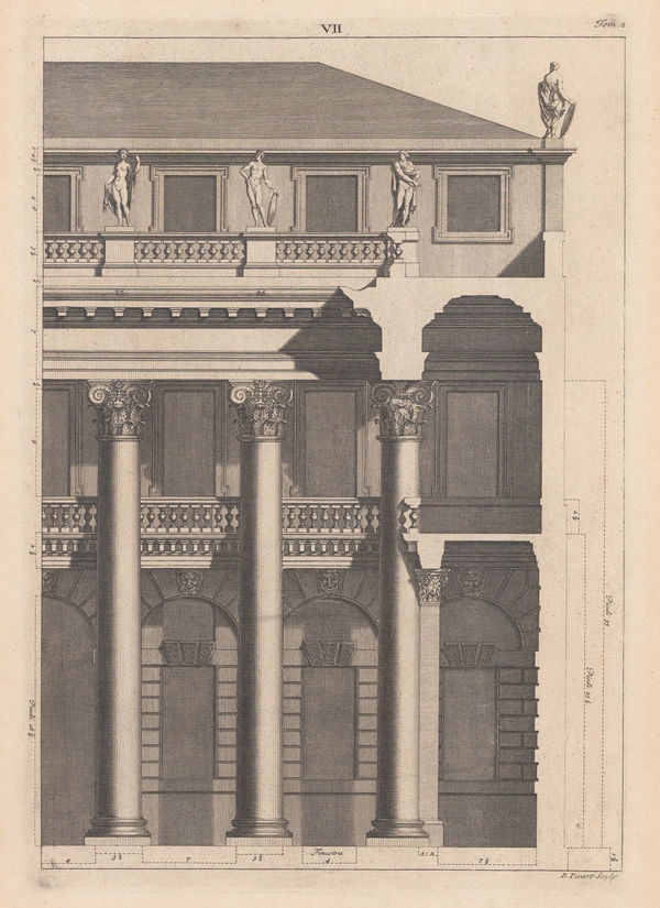 Bernard Picart, Architecture - Facade, 1715