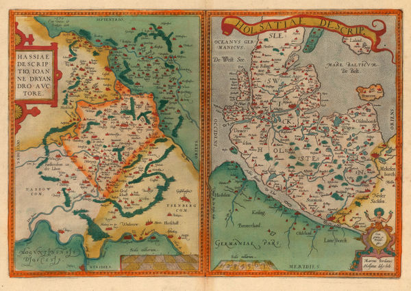 Abraham Ortelius, Hesse & Holstein, 1592