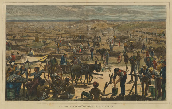 The Graphic Magazine, South Africa - Diamond Diggings, 1872