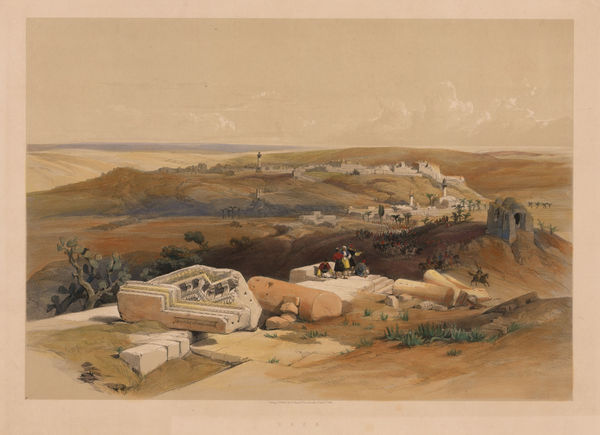 David Roberts, Holy Land - Gaza, 1848