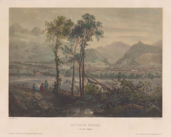 J. Schranz, Turkey - Bursa (Brousse), 1840 c.