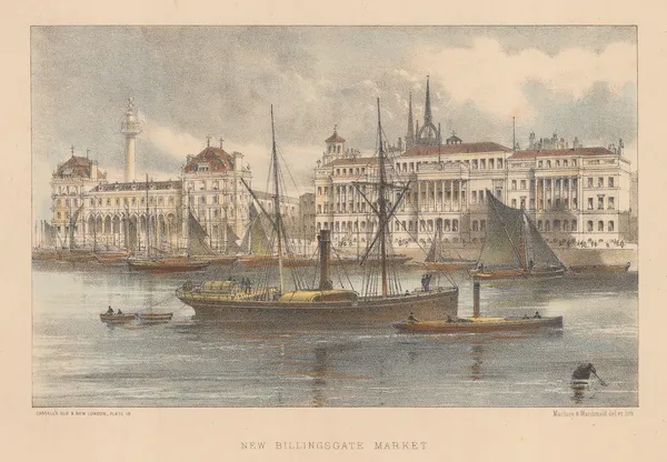 John Cassell, London - Billingsgate Market, 1883 c.