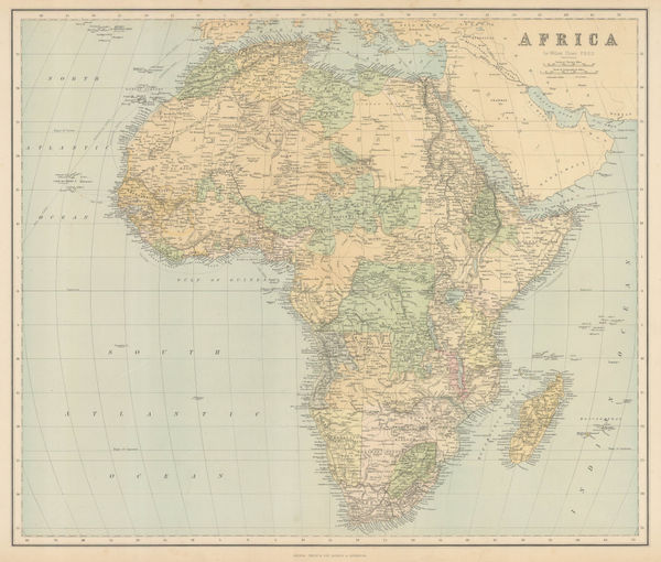 George Philip & Son Ltd., Africa, 1890