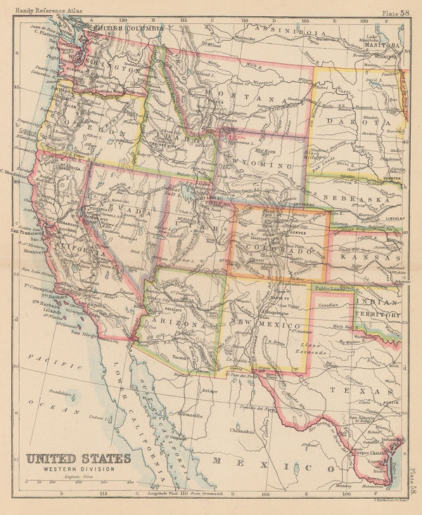 John Bartholomew, United States Western Division, 1887