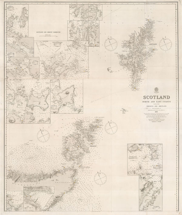 British Admiralty, Orkneys and Shetland Isles, 1872