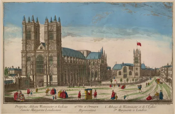 Vue D'Optique, London - Westminster Abbey, 1760 c.