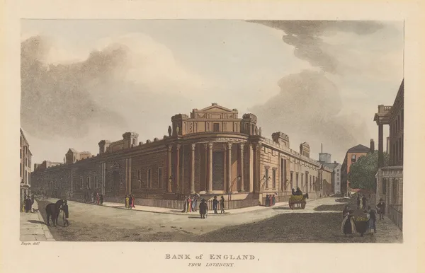 John Papworth, London - Bank of England, 1816
