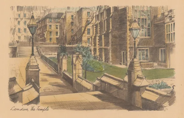 Anonymous, London - Temple Gardens, 1900 c.