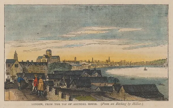 Old & New, London - Panorama from the Strand, 1880 c.