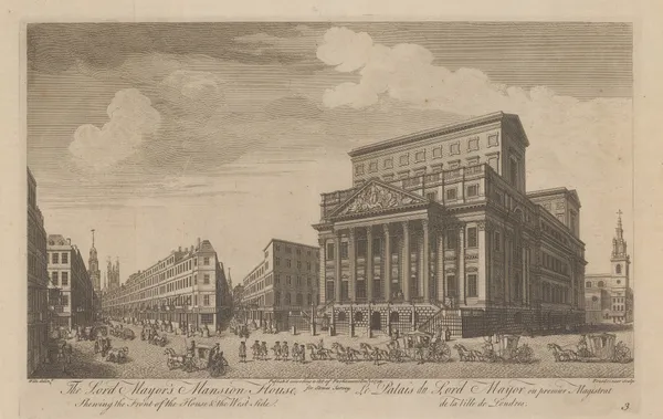 John Stow, London - Mansion House, 1754