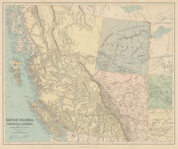 George Philip & Son Ltd., British Columbia, Athabasca & Alberta, 1890