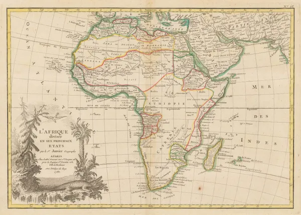 Jean Denis Janvier, Africa, 1782