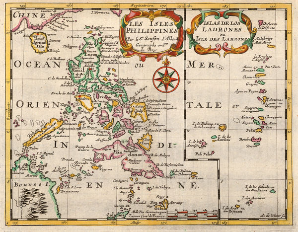 Nicolas & Guillaume Sanson, Philippine Islands, 1692