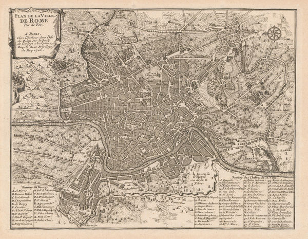 Nicolas de Fer, Rome, 1705