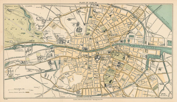 Edward Stanford, Dublin, 1912