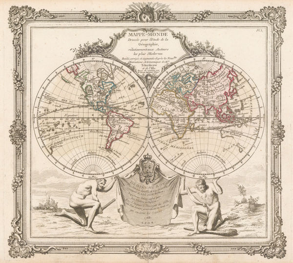 Louis Brion de la Tour, World Map, 1766
