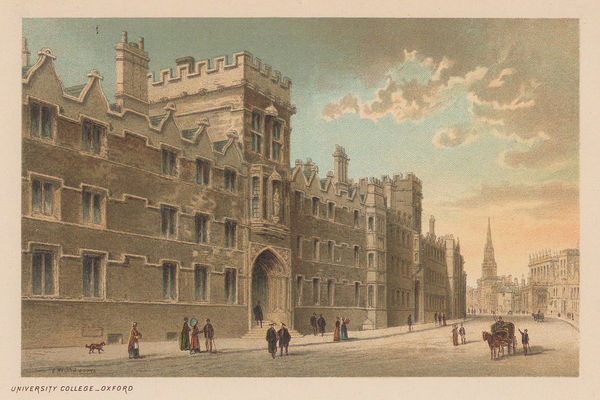 Thomas Nelson, Oxford University - University College, 1889 c.
